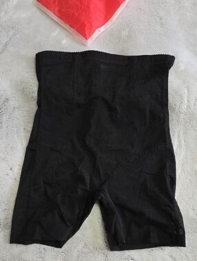 High-Waist Black Shapewear Shorts - Women Intimates